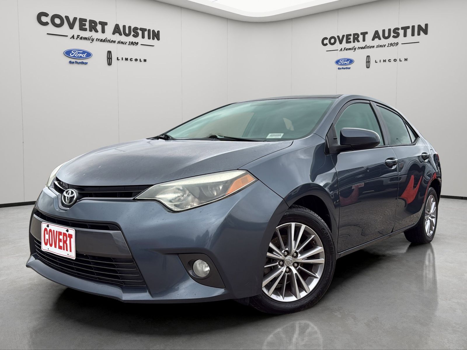 Slate Metallic 2015 Toyota Corolla LE Plus Sedan Front-Wheel Drive Continuously Variable Transmission