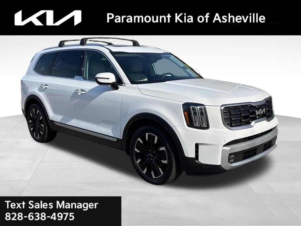 Glacial White Pearl 2024 Kia Telluride SX-Prestige AWD SUV / Crossover All-Wheel Drive 8-Speed Automatic