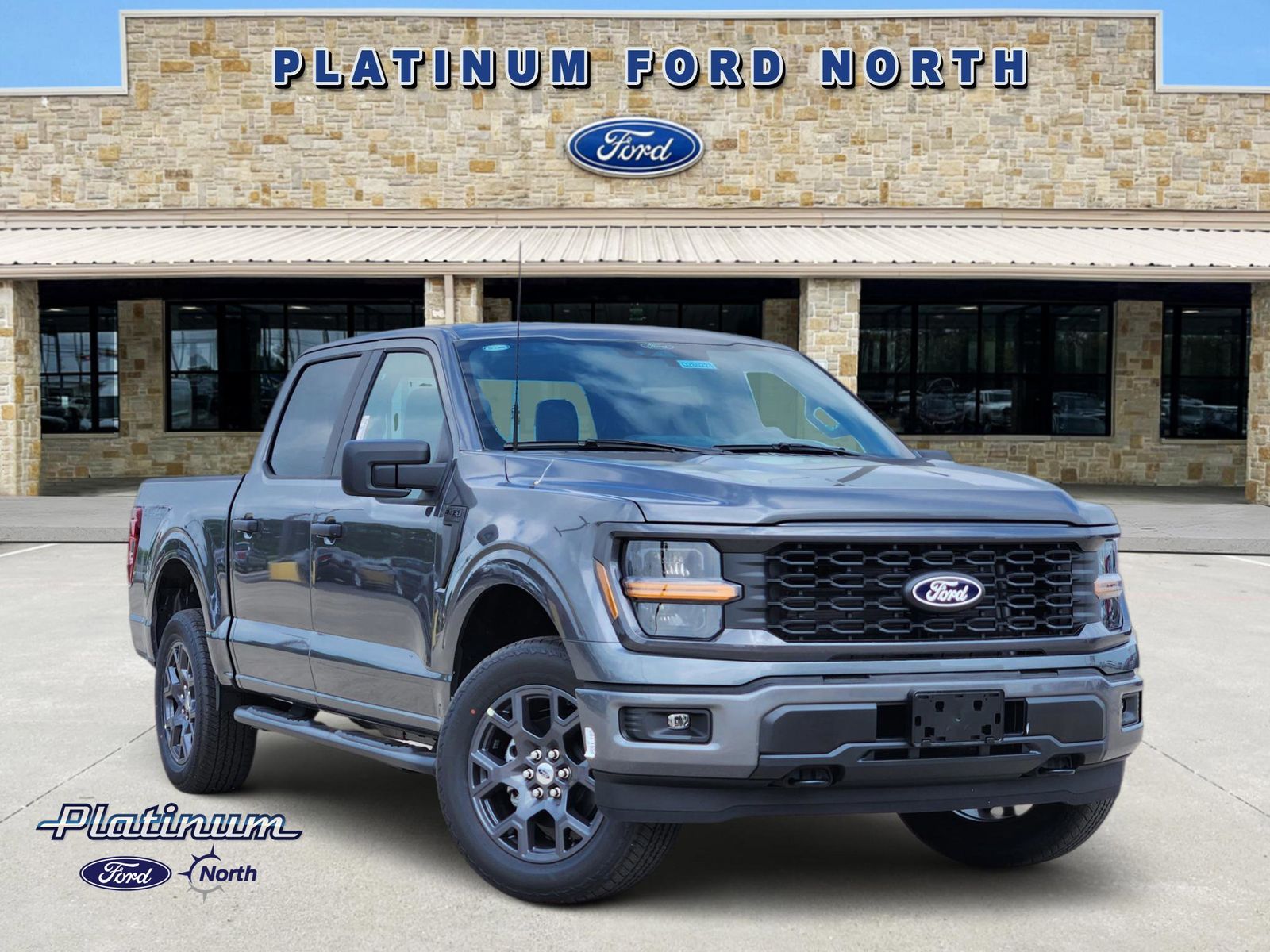 Carbonized Gray Metallic 2026 Ford F-150 Pickup Truck Four-Wheel Drive Automatic