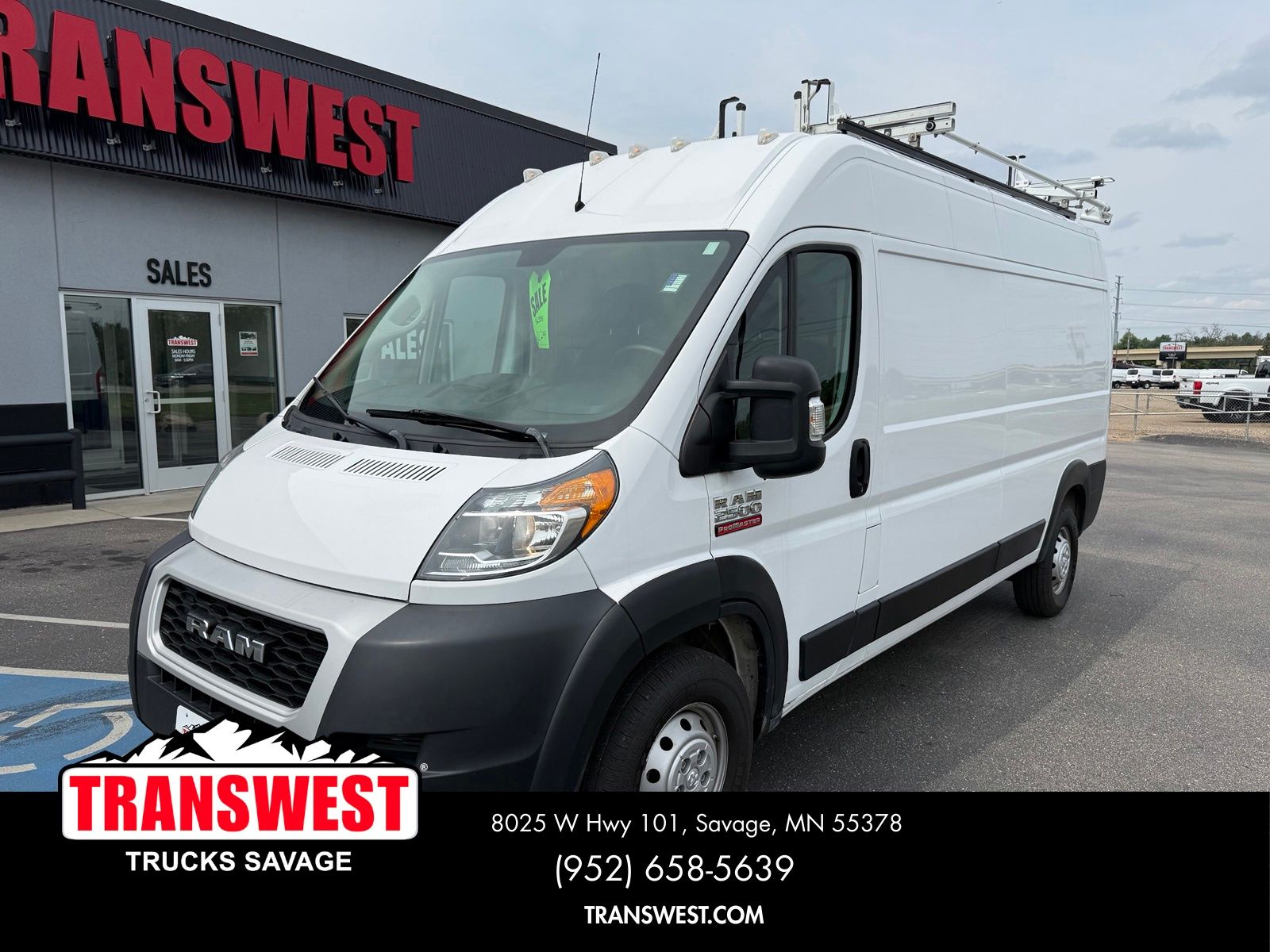 Bright White Clearcoat 2020 RAM ProMaster Van Front-Wheel Drive 6-Speed Automatic
