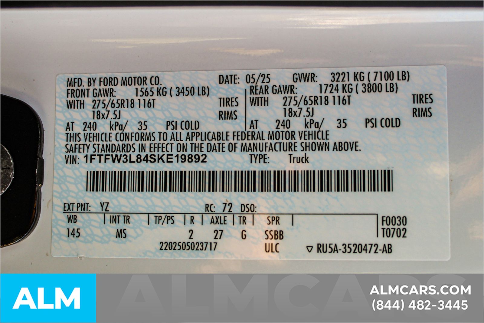 Used 2025 White Ford XLT image 35