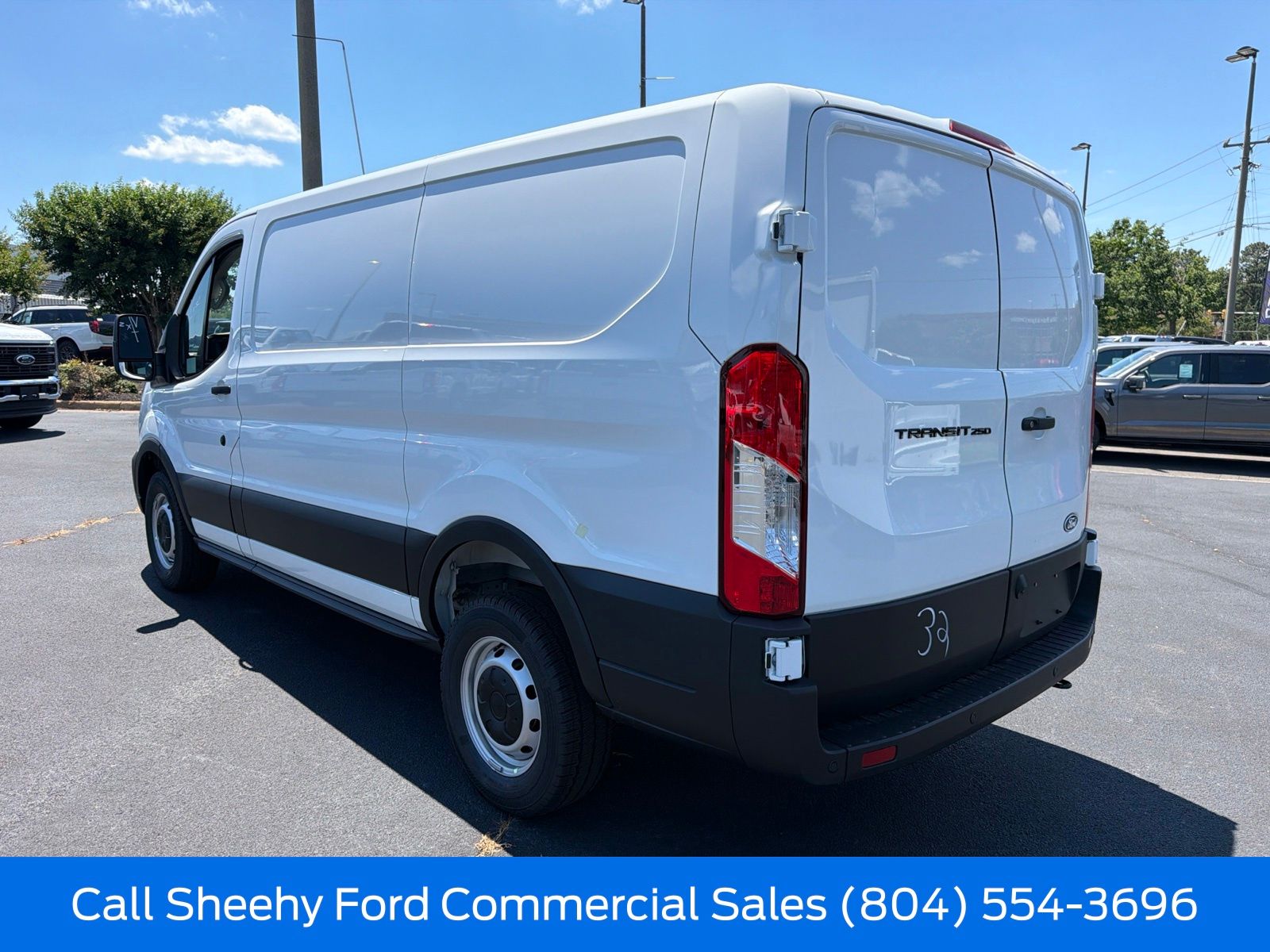 New 2026 Oxford White Ford Low Roof Cargo Van image 8