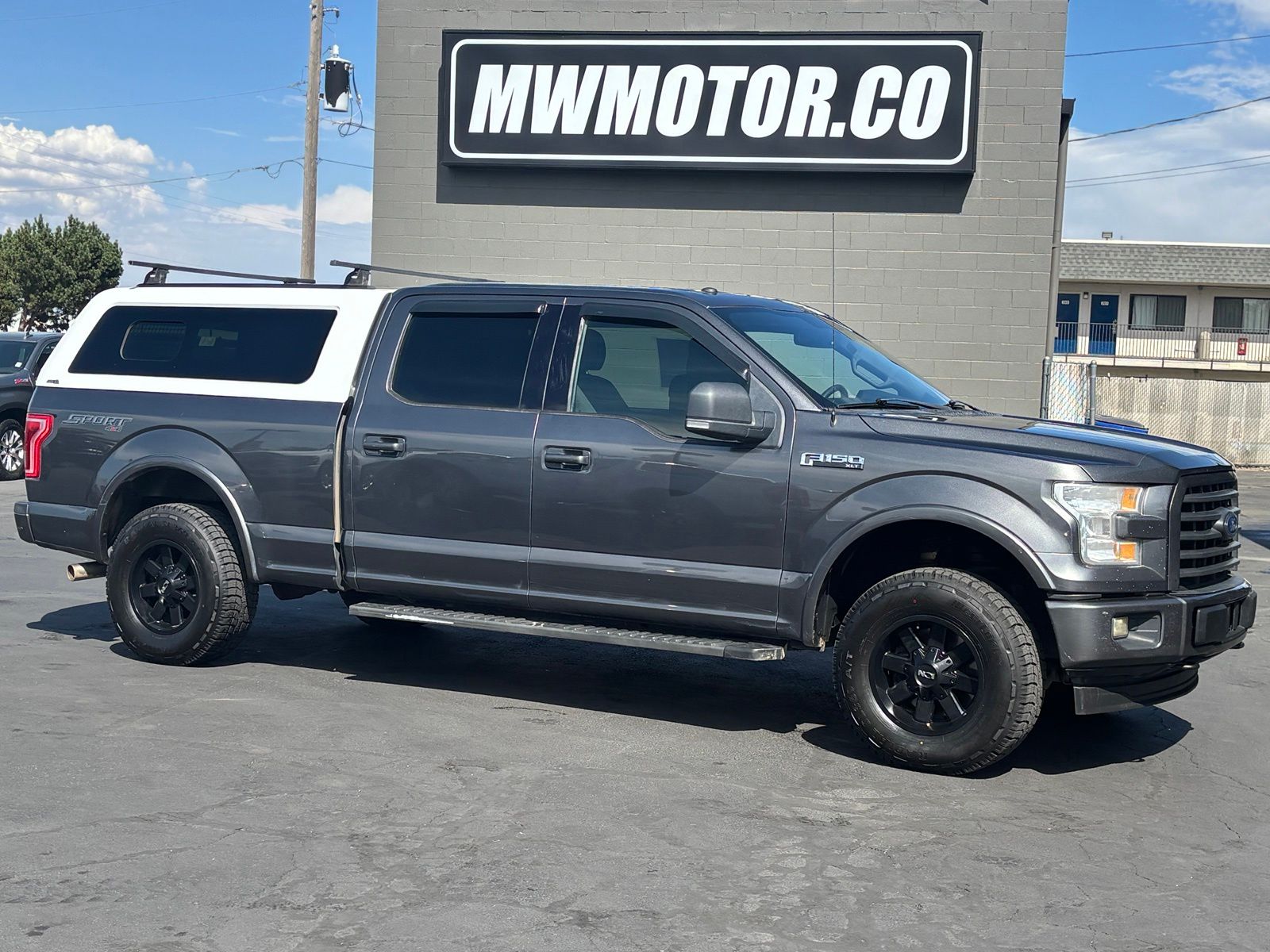 Gray (Magnetic Metallic) 2017 Ford F-150 Pickup Truck Four-Wheel Drive 6-Speed Automatic