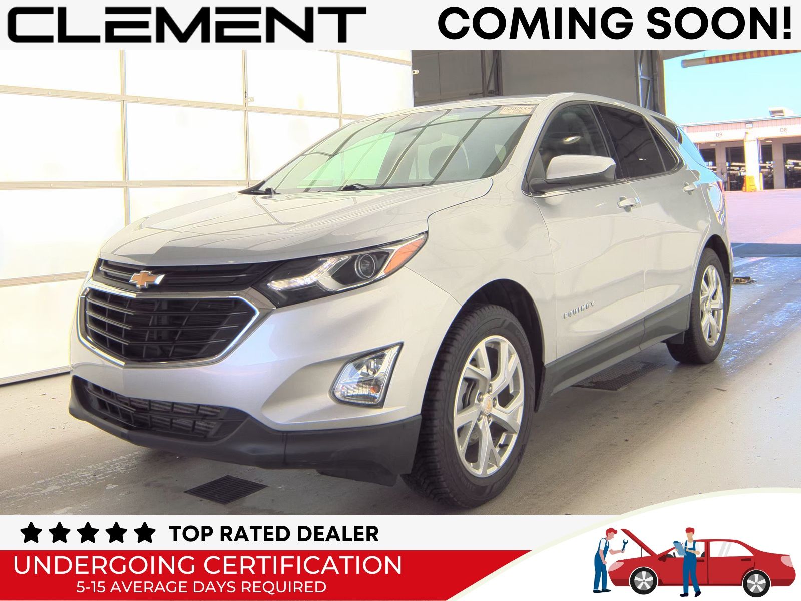 Silver Ice Metallic 2020 Chevrolet Equinox SUV / Crossover Front-Wheel Drive 6-Speed Automatic Overdrive