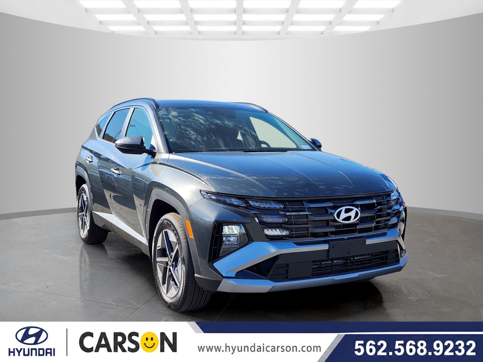 Amazon Gray 2025 Hyundai Tucson Hybrid Plug-In SUV / Crossover All-Wheel Drive 6-Speed Automatic