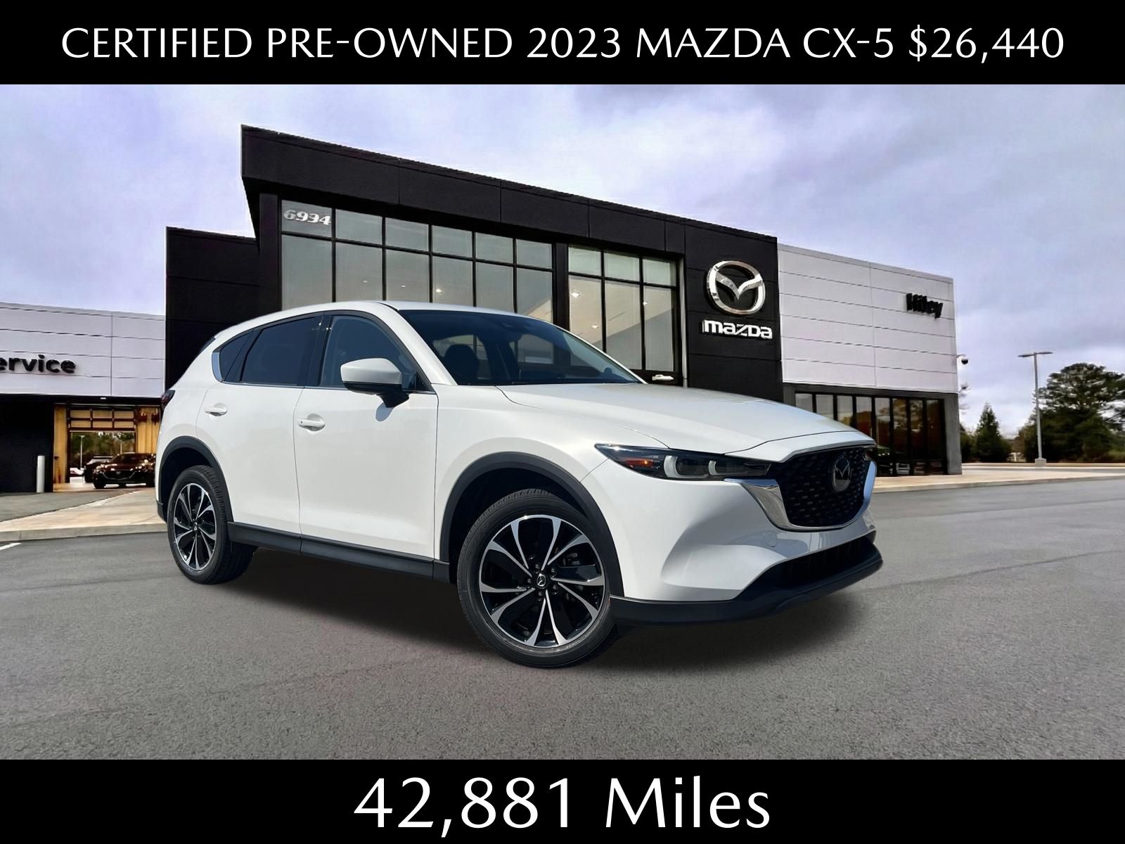 Rhodium White Metallic 2023 Mazda CX-5 SUV / Crossover All-Wheel Drive 6-Speed Automatic