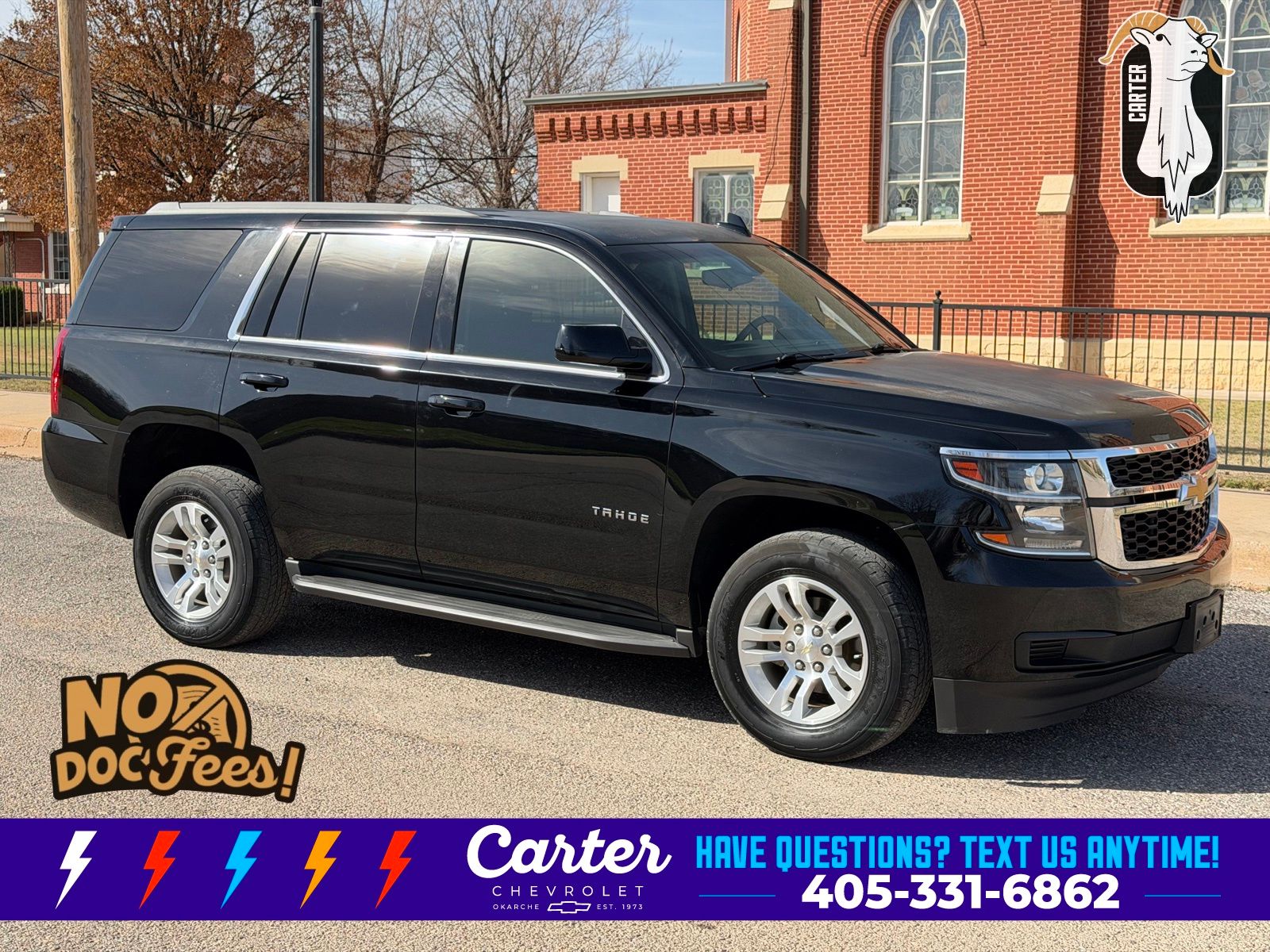 Black 2017 Chevrolet Tahoe LS RWD SUV / Crossover 4X2 6-Speed Automatic Overdrive