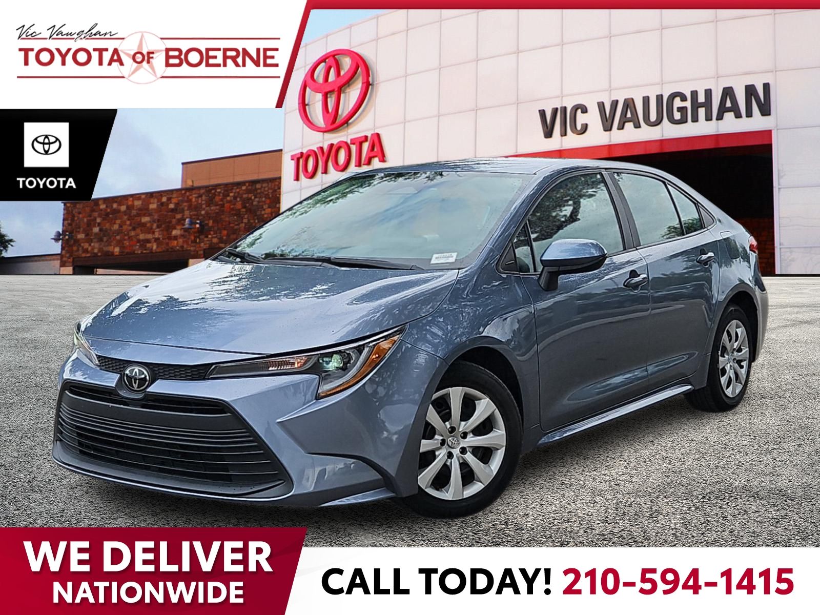 Gray 2023 Toyota Corolla Sedan Front-Wheel Drive Continuously Variable Transmission