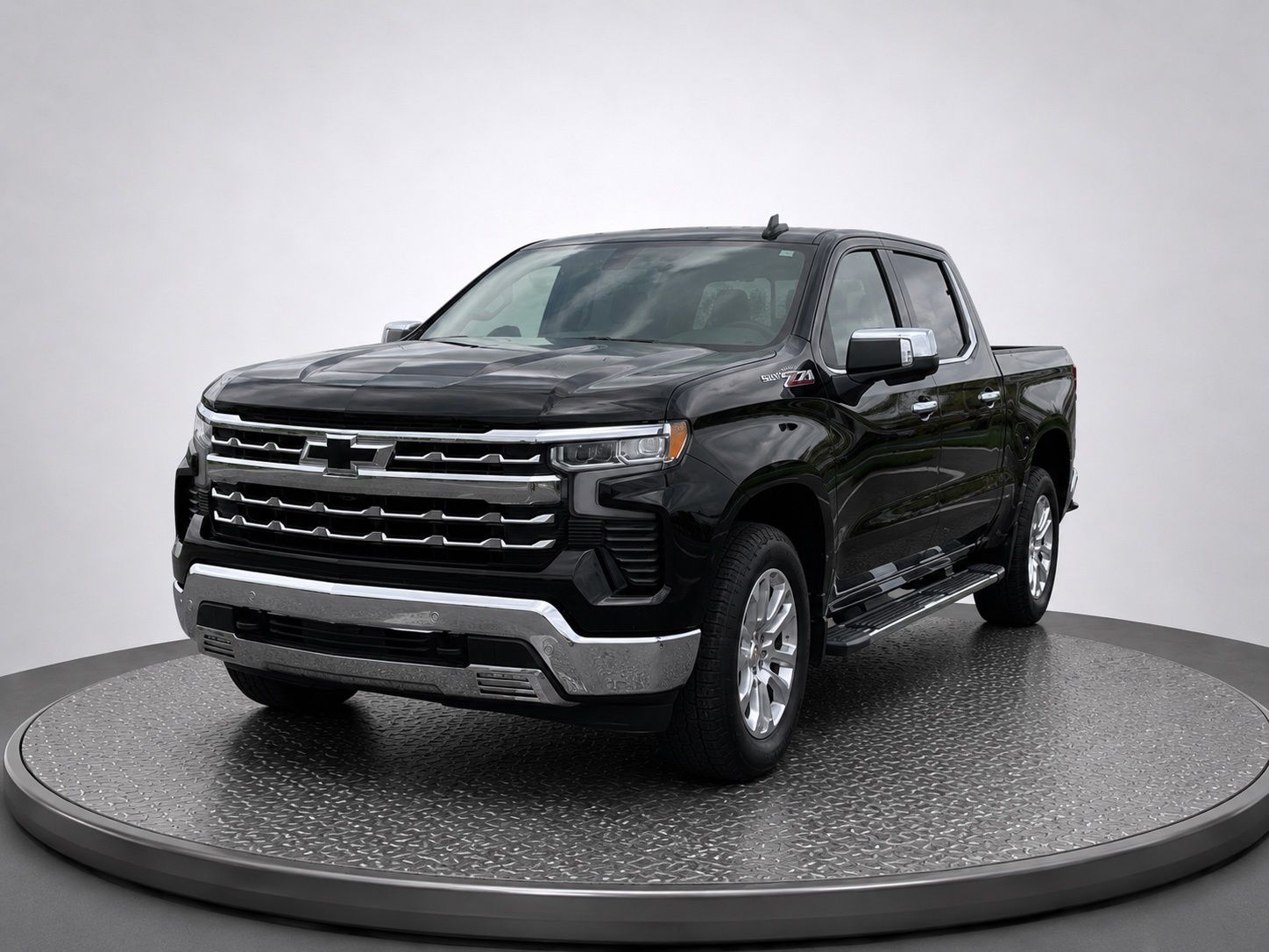 Black 2025 Chevrolet Silverado 1500 Pickup Truck Four-Wheel Drive Automatic