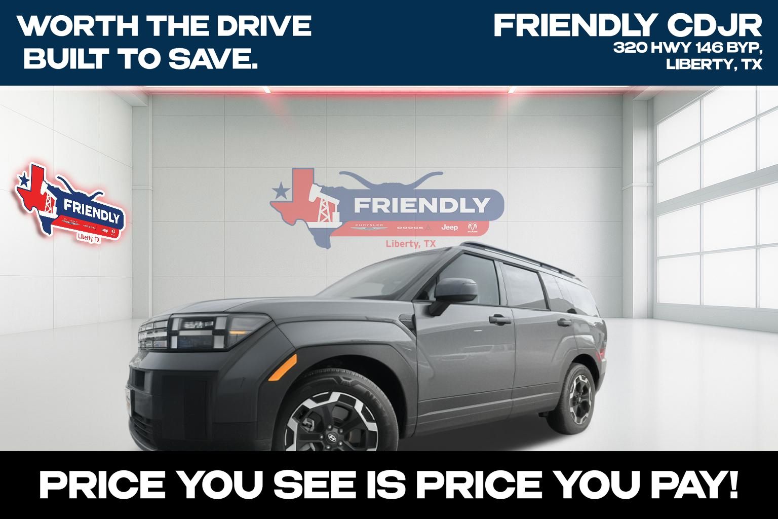Ecotronic Gray 2026 Hyundai Santa Fe SUV / Crossover Front-Wheel Drive 8-Speed Automatic