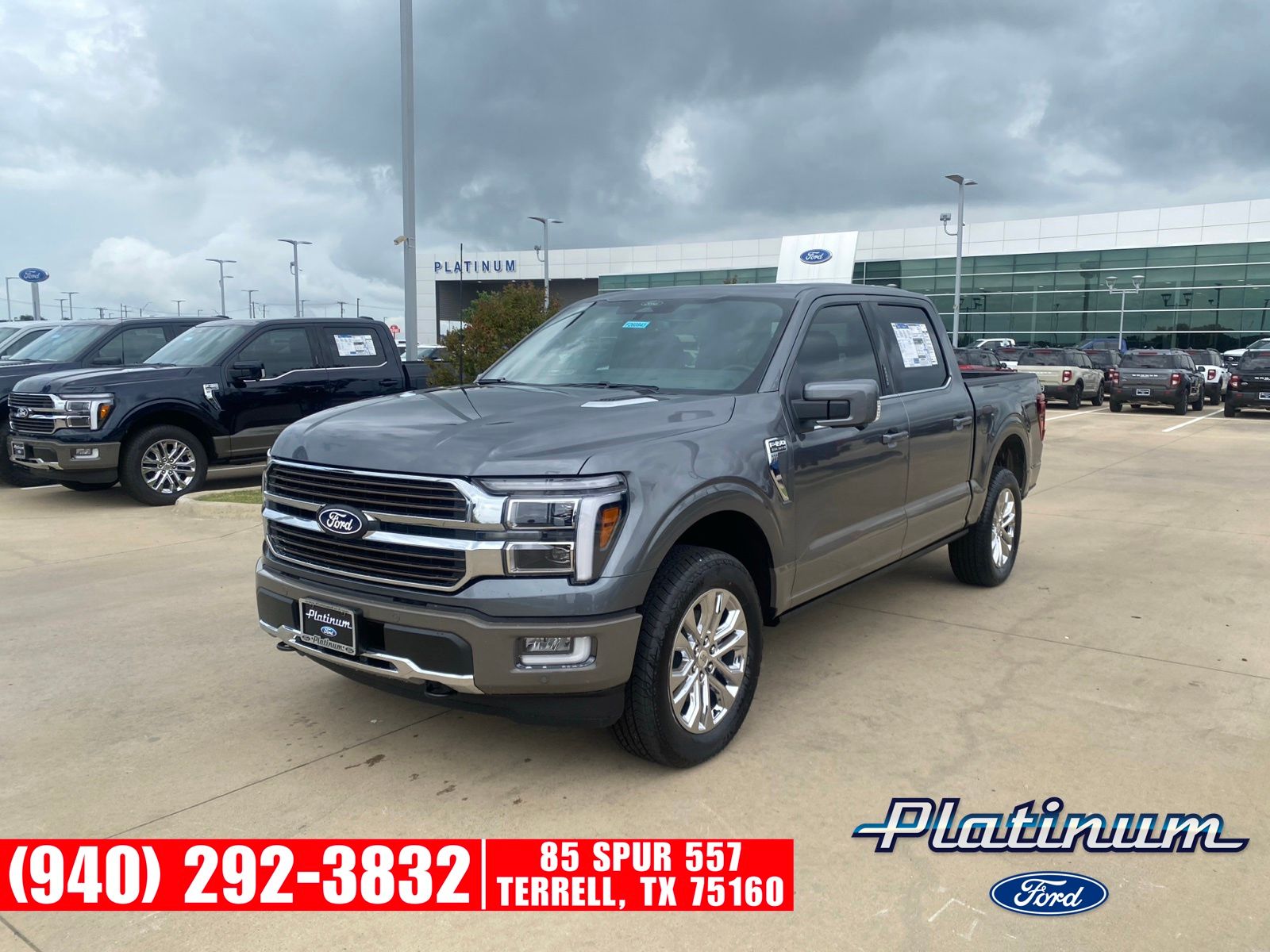 Carbonized Gray Metallic 2026 Ford F-150 Pickup Truck Four-Wheel Drive Automatic