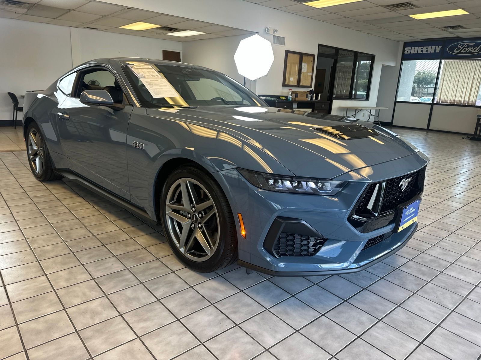Vapor Blue Metallic 2025 Ford Mustang Coupe Rear-Wheel Drive Automatic