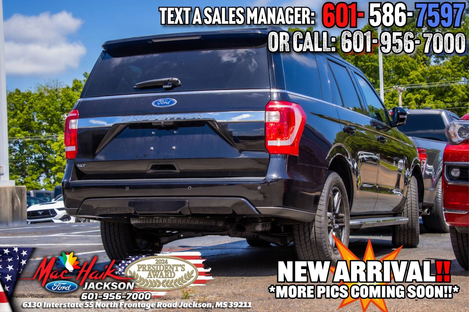 Black Metallic 2021 Ford Expedition XLT RWD SUV / Crossover 4X2 Automatic