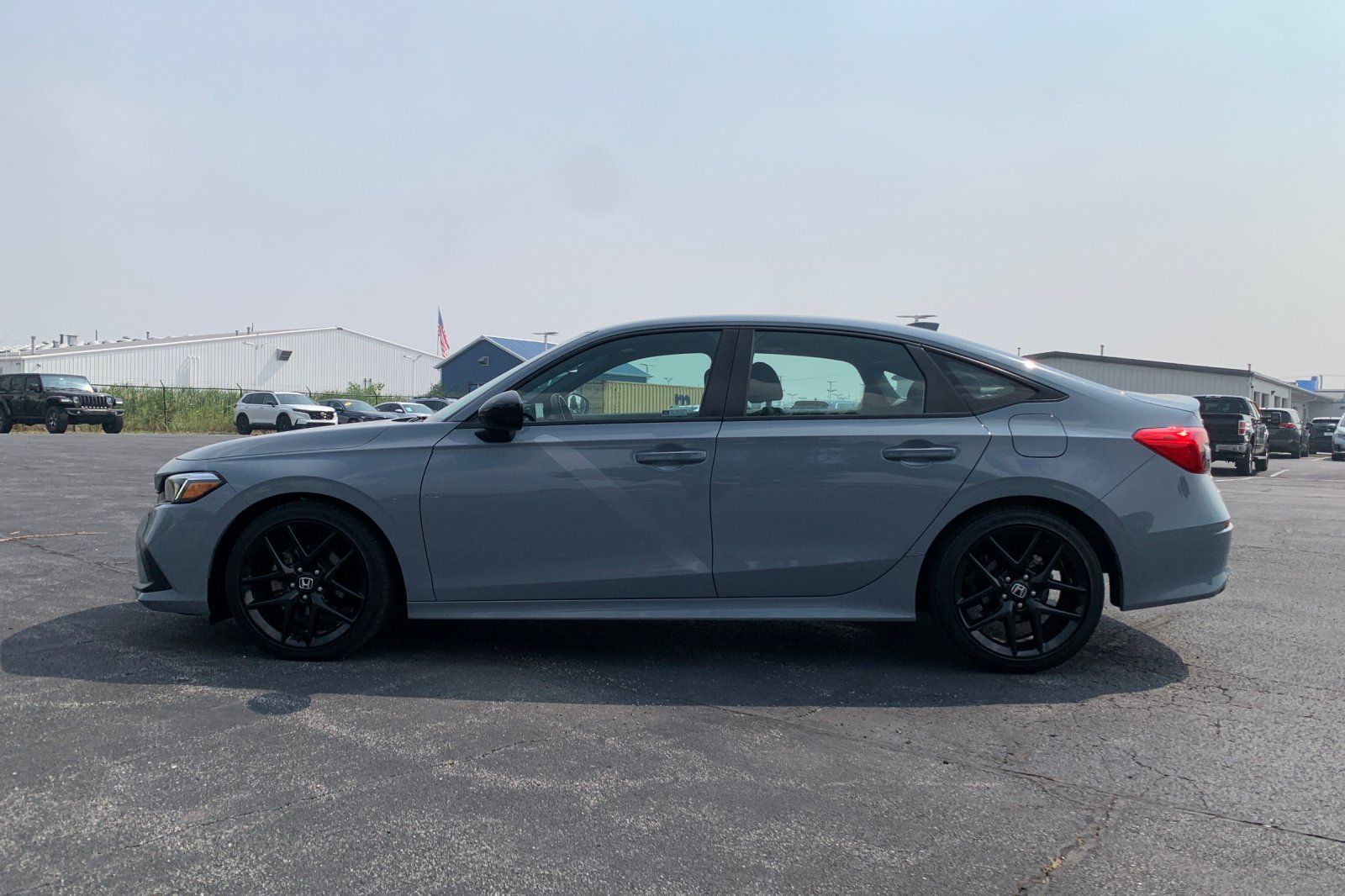 Sonic Gray Pearl 2024 Honda Civic Sedan Front-Wheel Drive Continuously Variable Transmission