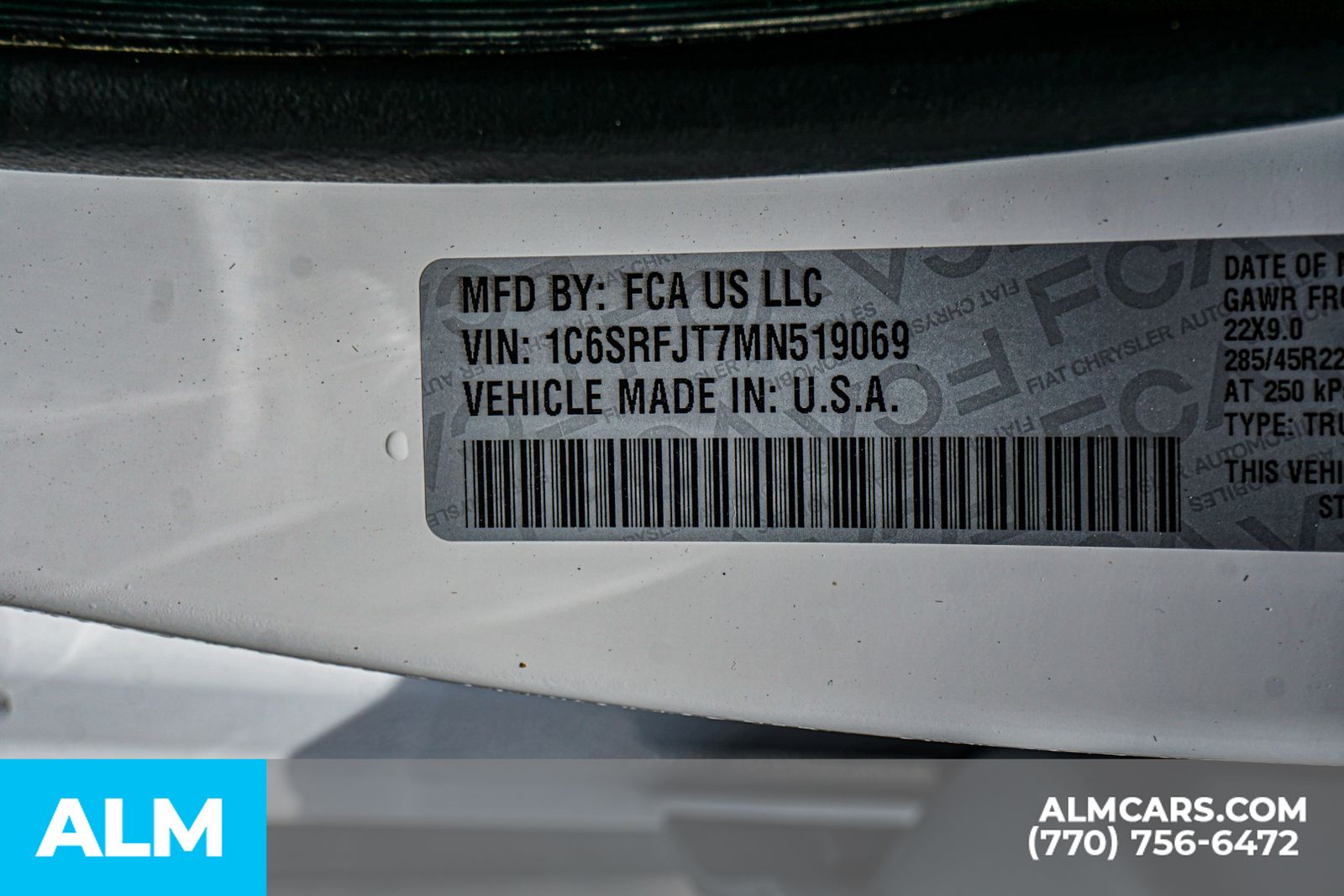 Used 2021 White Ram Laramie image 59