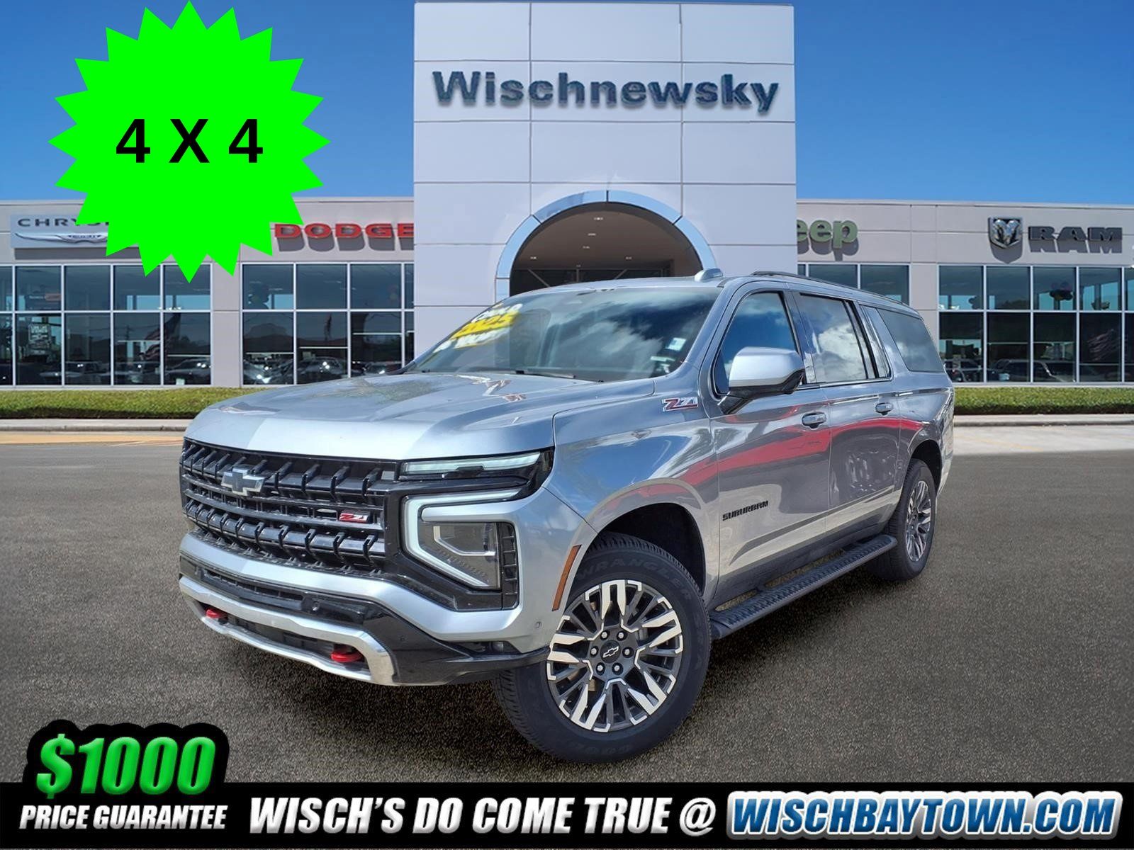 Sterling Gray Metallic 2025 Chevrolet Suburban SUV / Crossover Four-Wheel Drive
