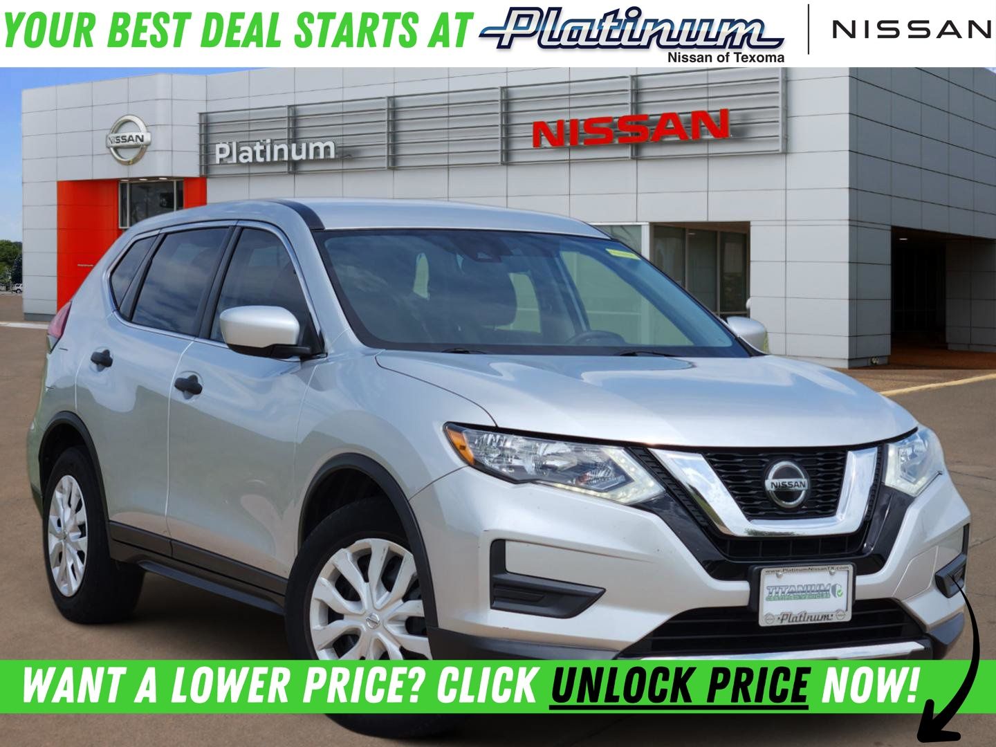 Brilliant Silver Metallic 2019 Nissan Rogue SUV / Crossover Front-Wheel Drive Continuously Variable Transmission