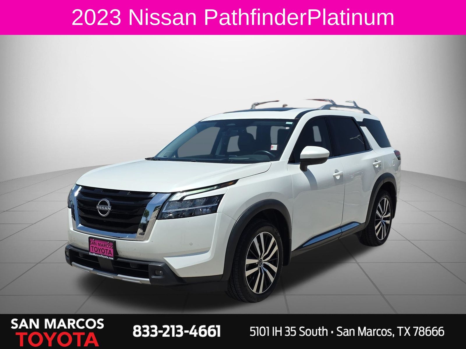 Pearl White Tricoat 2023 Nissan Pathfinder SUV / Crossover Front-Wheel Drive 9-Speed Automatic