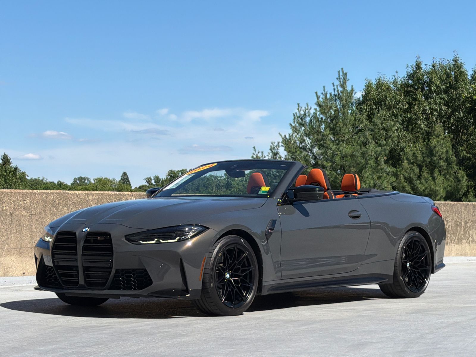 Dravit Gray Metallic 2024 BMW M4 Convertible All-Wheel Drive 8-Speed Automatic
