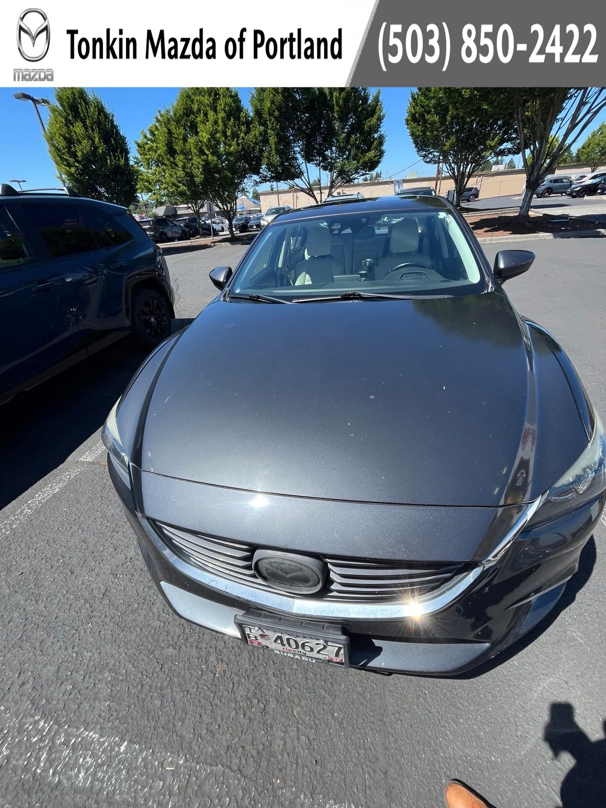Meteor Gray Mica 2016 Mazda MAZDA6 Sedan Front-Wheel Drive 6-Speed Automatic