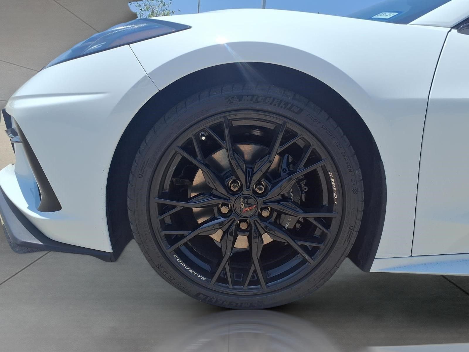 2025 Chevrolet Corvette Stingray White at DeMontrond Gulf Freeway