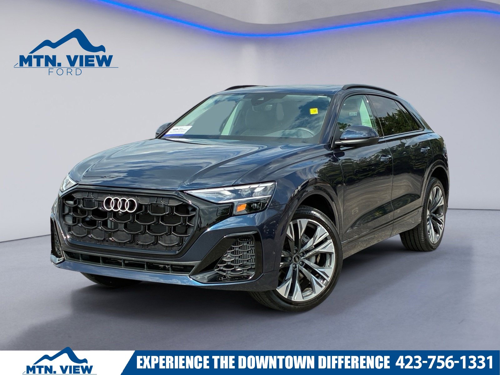 Waitomo Blue Metallic 2025 Audi Q8 SUV / Crossover All-Wheel Drive 8-Speed Automatic