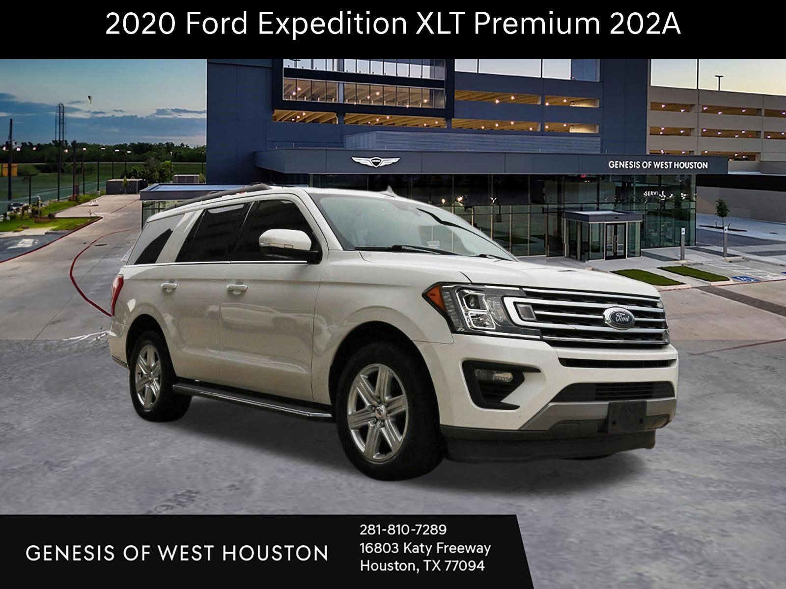 White Metallic 2020 Ford Expedition SUV / Crossover 4X2 Automatic