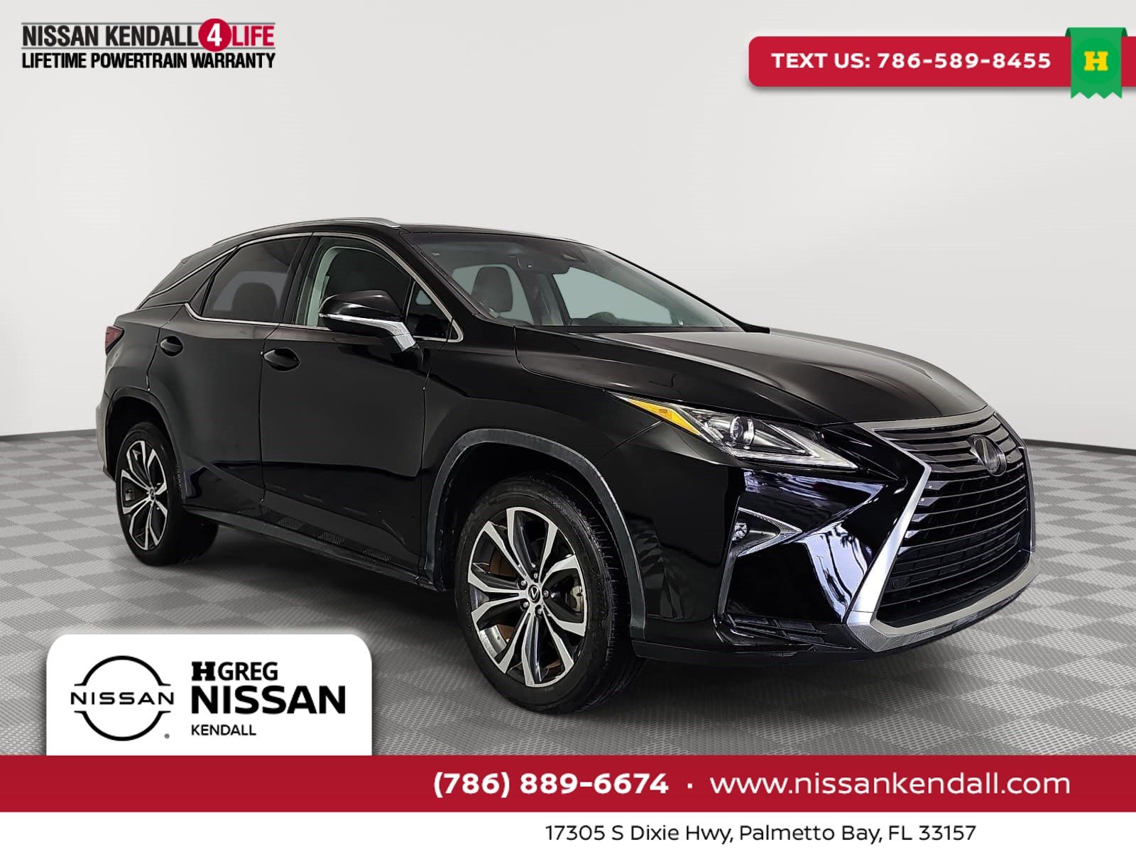 Black (Obsidian) 2019 Lexus RX SUV / Crossover Front-Wheel Drive 8-Speed Automatic