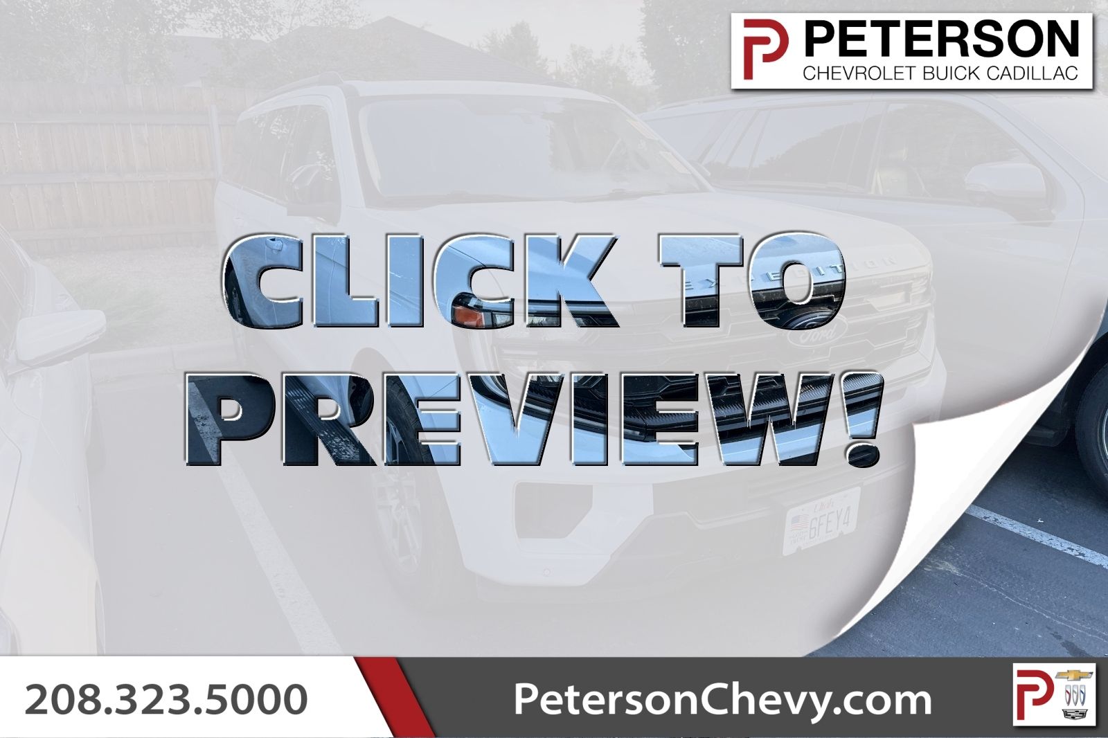 White 2025 Ford Expedition SUV / Crossover Four-Wheel Drive Automatic