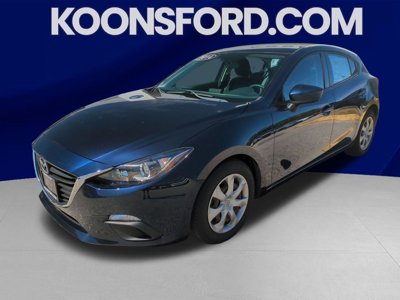 Crystal Blue 2014 Mazda MAZDA3 Hatchback Front-Wheel Drive 6-Speed Automatic