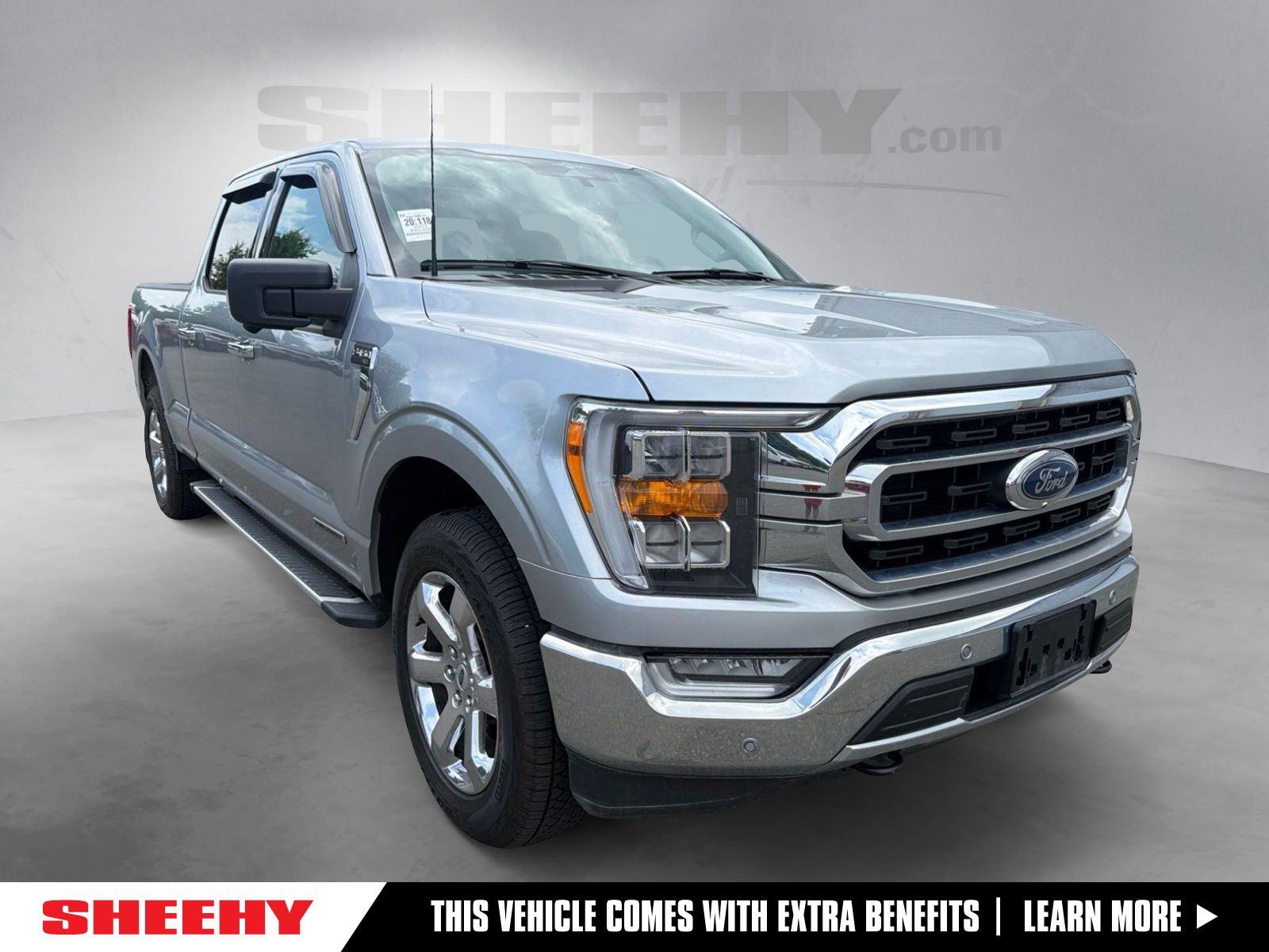Iconic Silver Metallic 2023 Ford F-150 Pickup Truck Four-Wheel Drive Automatic