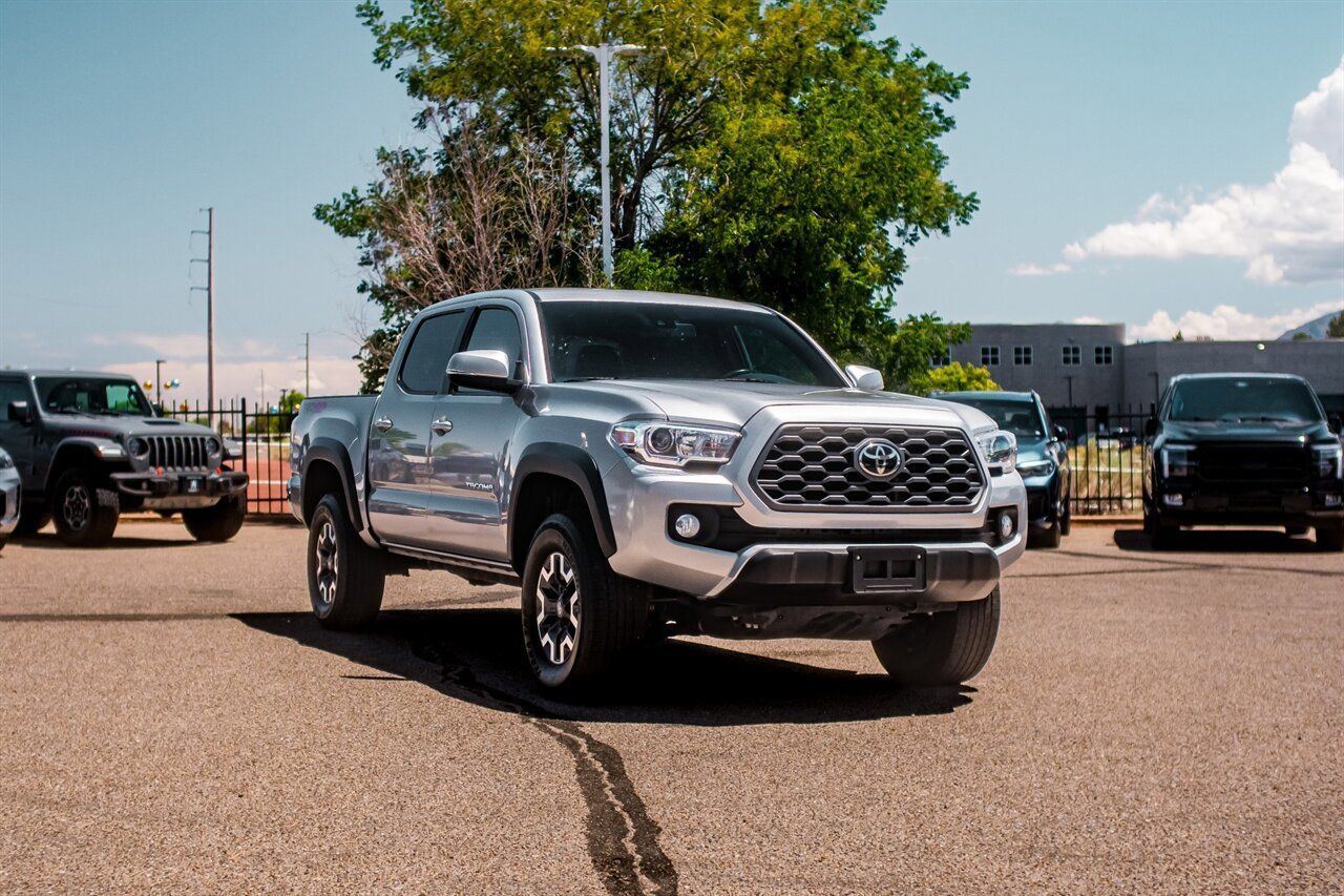 Celestial Silver Metallic 2023 Toyota Tacoma Pickup Truck Four-Wheel Drive 6-Speed Automatic