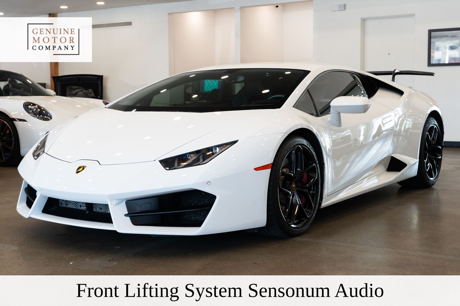 Bianco Monocerus 2017 Lamborghini Huracan Coupe Rear-Wheel Drive 7-Speed Automatic