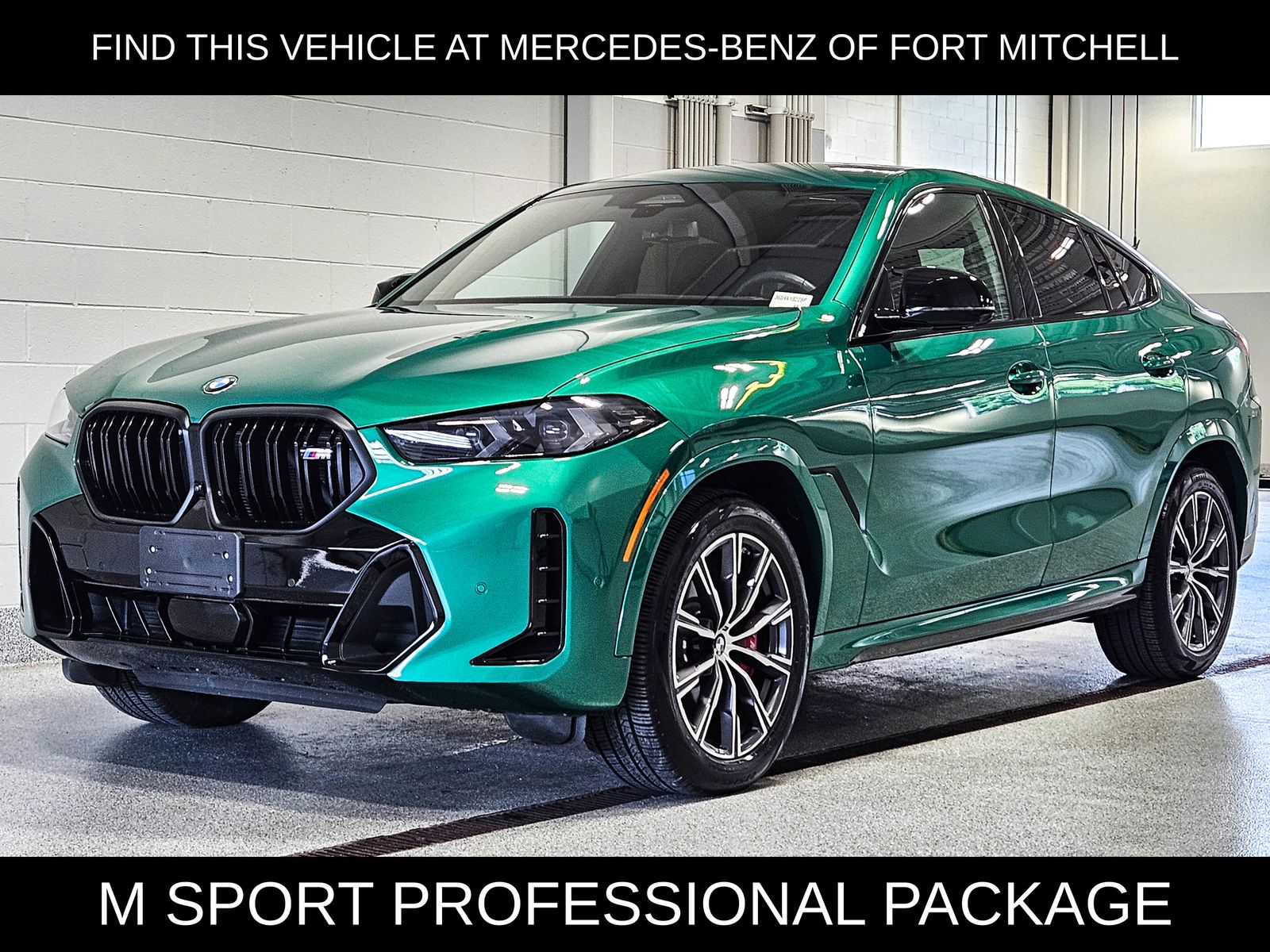 Isle of Man Green Metallic 2025 BMW X6 SUV / Crossover All-Wheel Drive 8-Speed Automatic