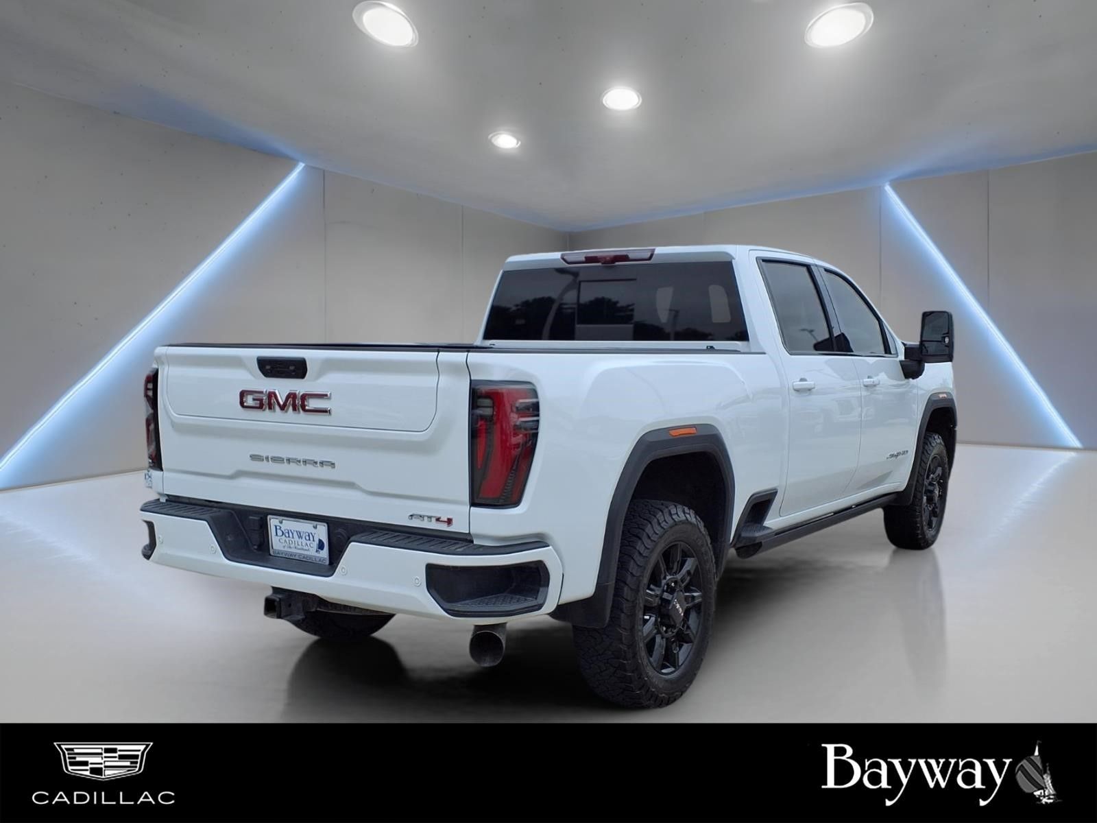 2024 GMC Sierra 2500HD AT4 White at Bayway Cadillac of The Woodlands