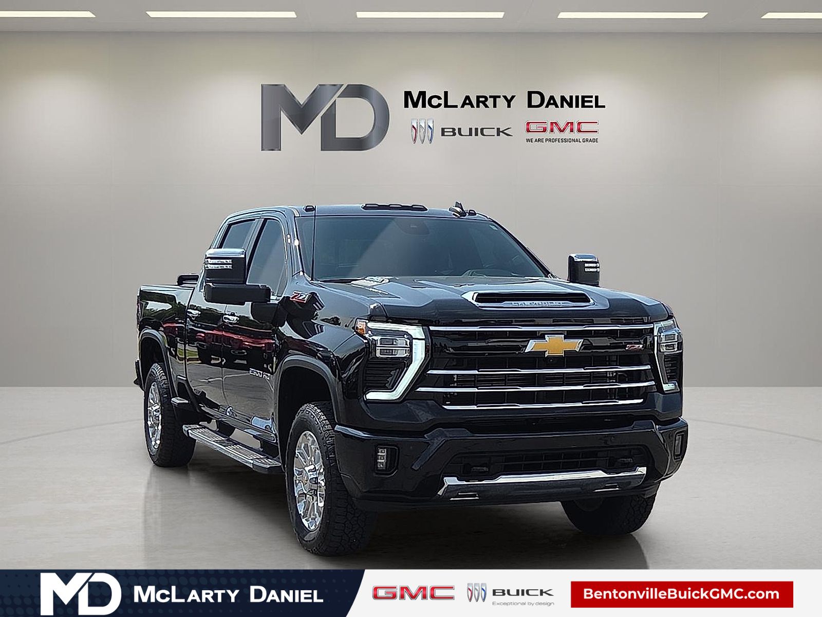Black 2025 Chevrolet Silverado 2500HD Pickup Truck Four-Wheel Drive Automatic