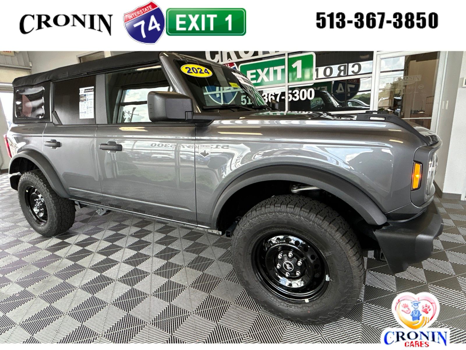 Carbonized Gray Metallic 2024 Ford Bronco SUV / Crossover Four-Wheel Drive Automatic