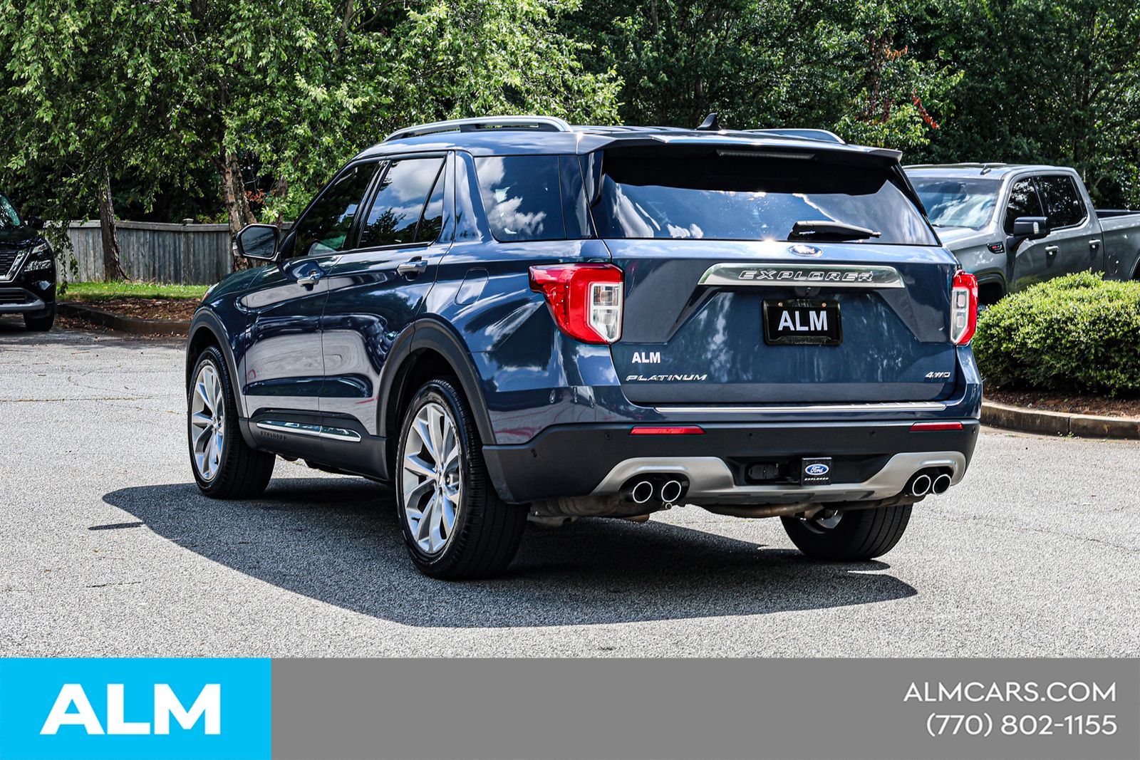 Used 2021 Blue Ford Platinum image 8