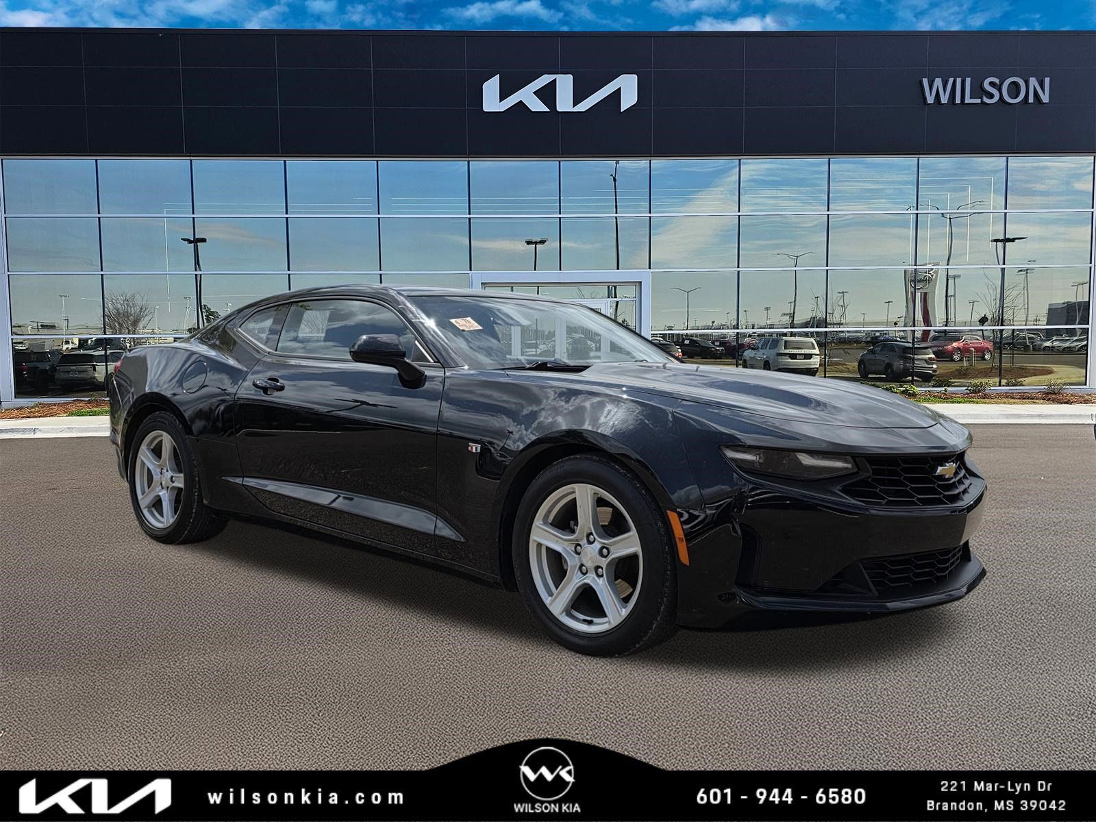 Black 2023 Chevrolet Camaro 1LT Coupe RWD Coupe Rear-Wheel Drive 8-Speed Automatic