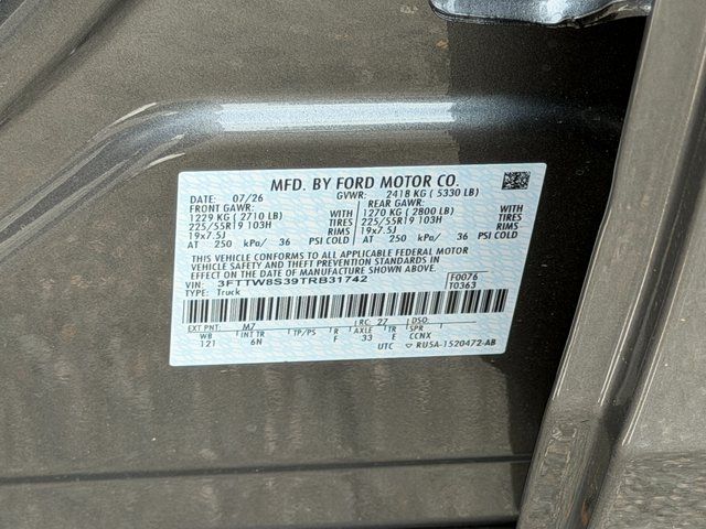 New 2026 Carbonized Gray Metallic Ford Lariat image 38