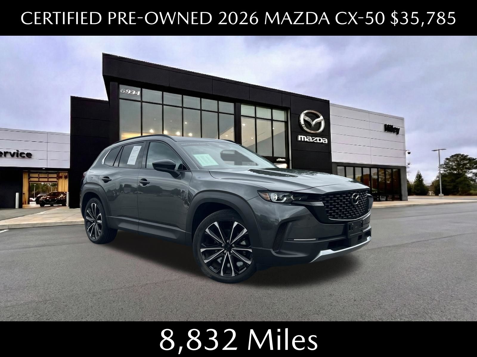Machine Gray Metallic 2026 Mazda CX-50 SUV / Crossover All-Wheel Drive 6-Speed Automatic