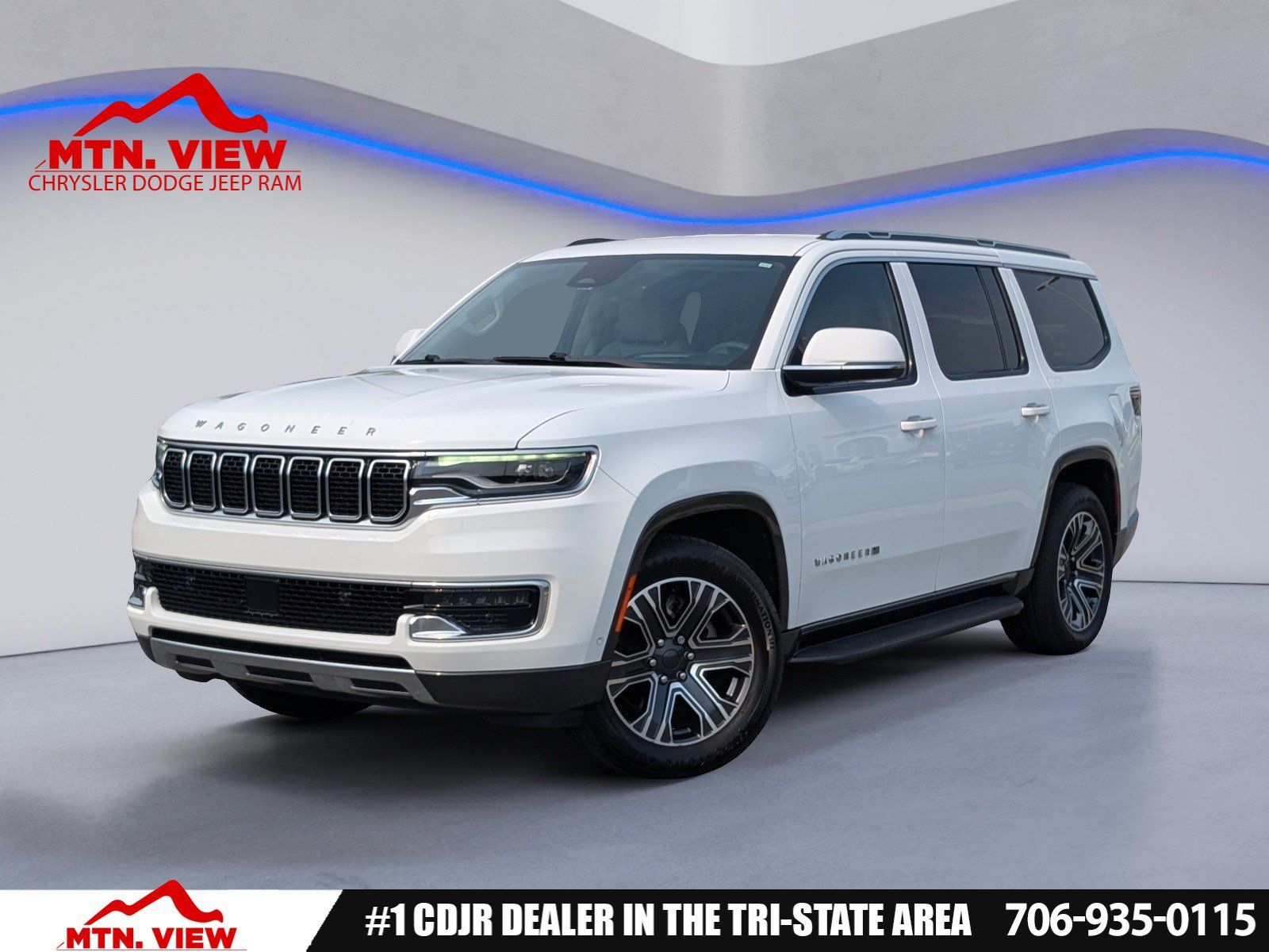 Bright White Clearcoat 2022 Jeep Wagoneer SUV / Crossover Four-Wheel Drive 8-Speed Automatic