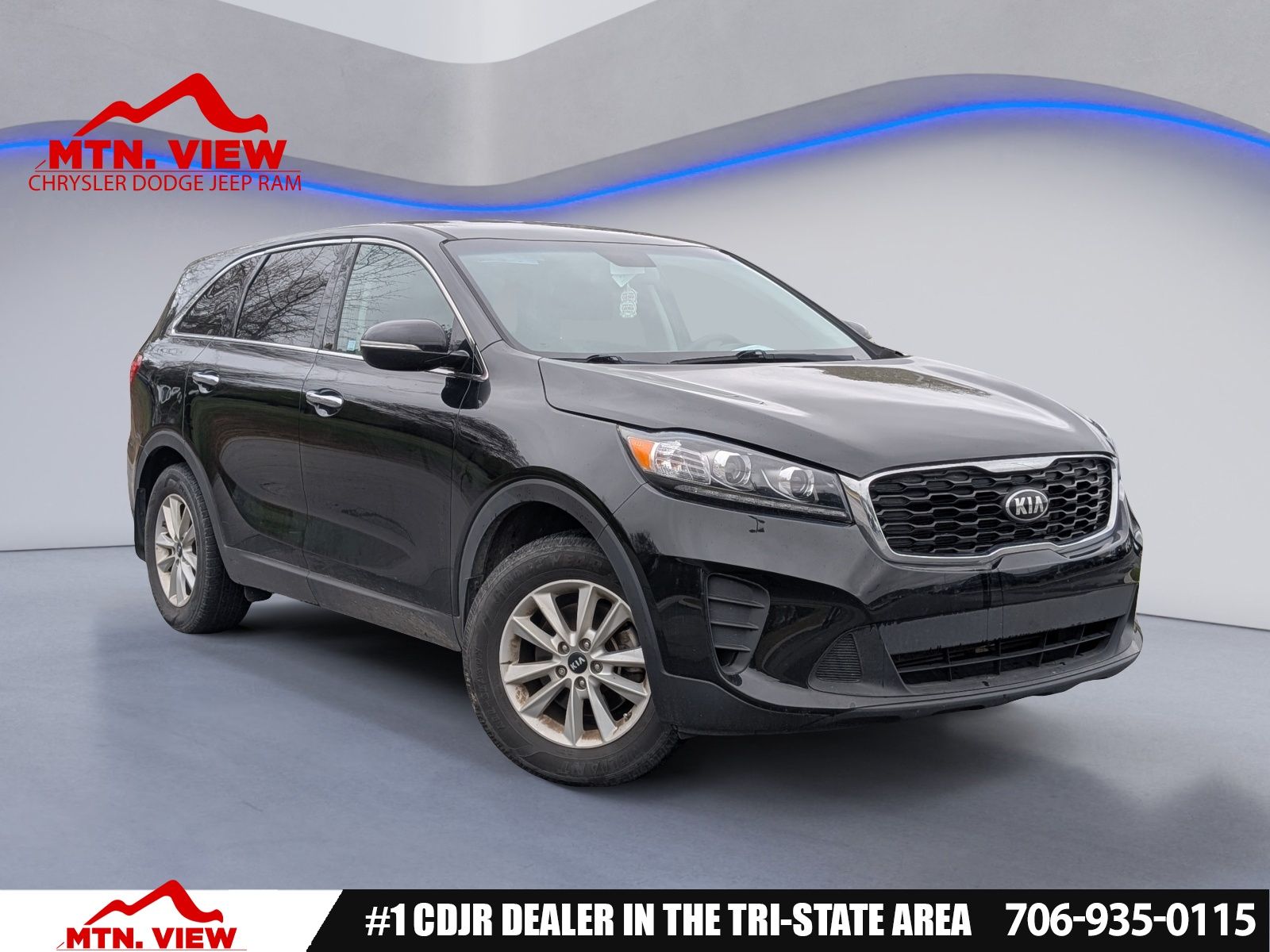 Ebony Black 2019 Kia Sorento L FWD SUV / Crossover Front-Wheel Drive 6-Speed Automatic