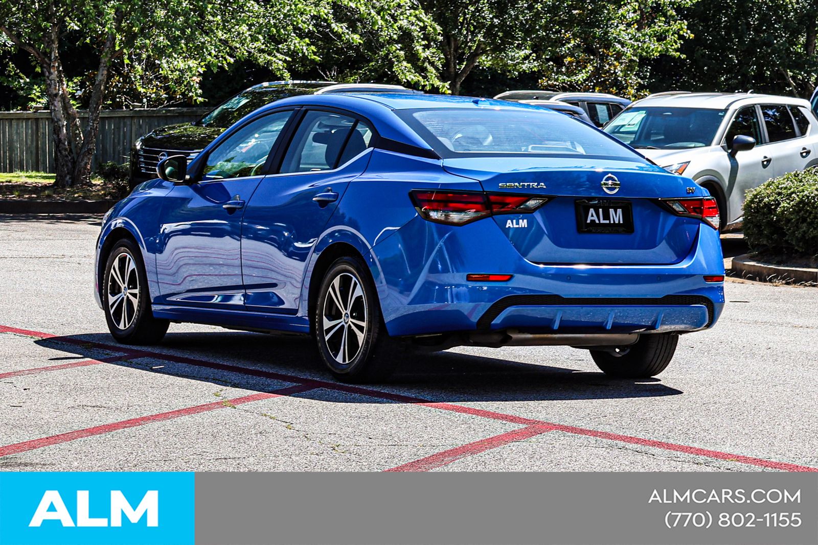 Used 2023 Blue Nissan SV image 9
