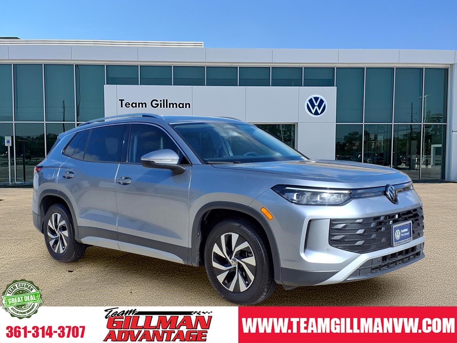 Pyrite Silver Metallic 2026 Volkswagen Tiguan SUV / Crossover Front-Wheel Drive 8-Speed Automatic