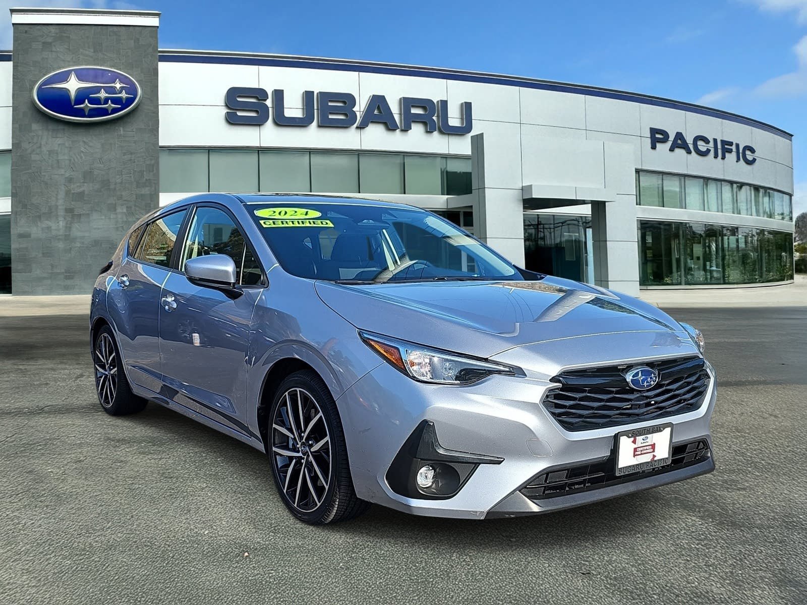 Ice Silver Metallic 2024 Subaru Impreza Wagon All-Wheel Drive Continuously Variable Transmission