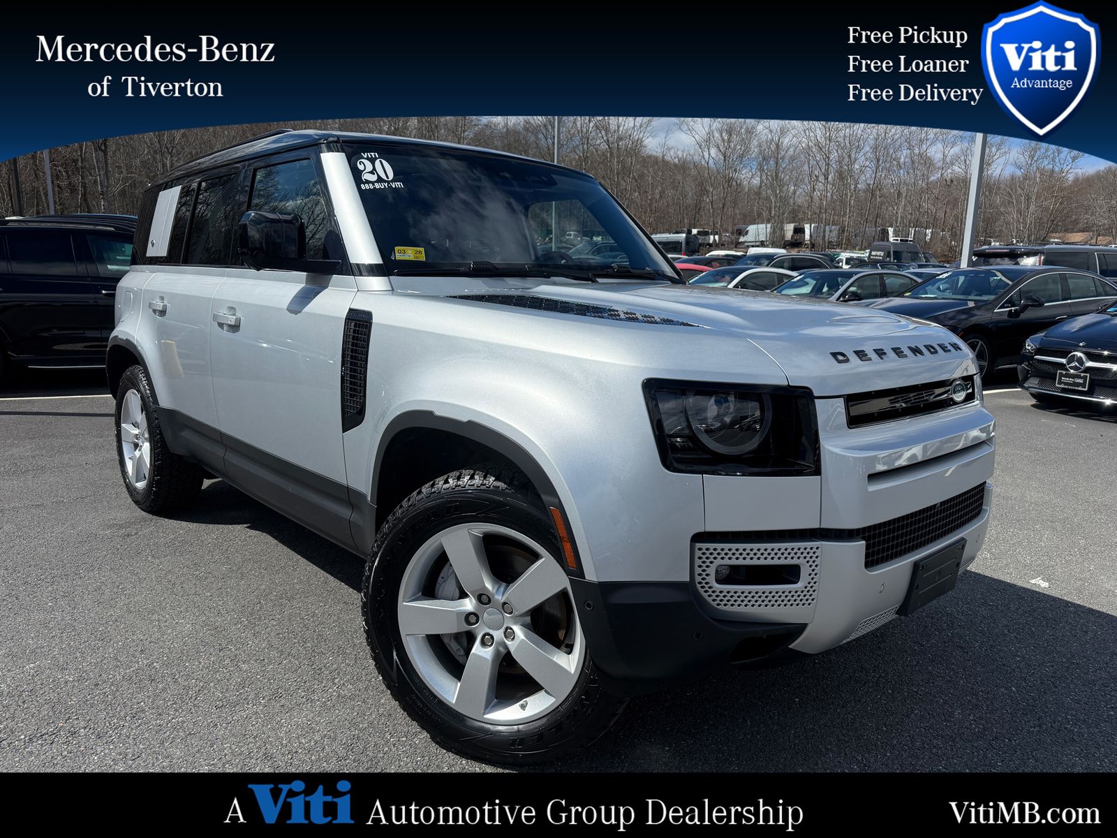 Indus Silver Metallic 2020 Land Rover Defender 110 HSE AWD SUV / Crossover All-Wheel Drive 8-Speed Automatic