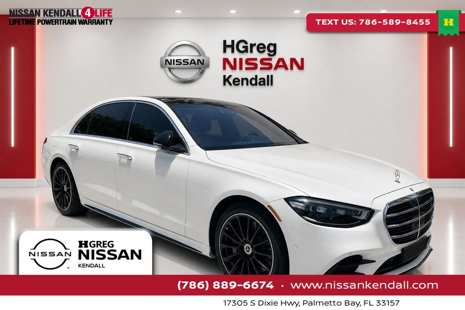 White 2022 Mercedes-Benz S-Class Sedan All-Wheel Drive 9-Speed Automatic