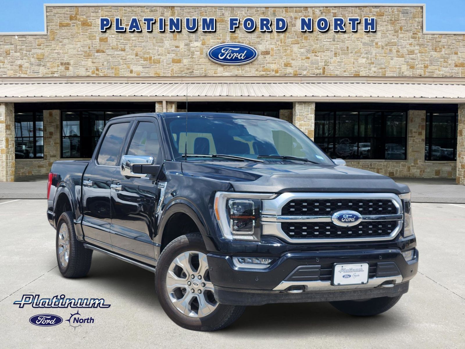 Black Metallic 2023 Ford F-150 Pickup Truck Four-Wheel Drive Automatic