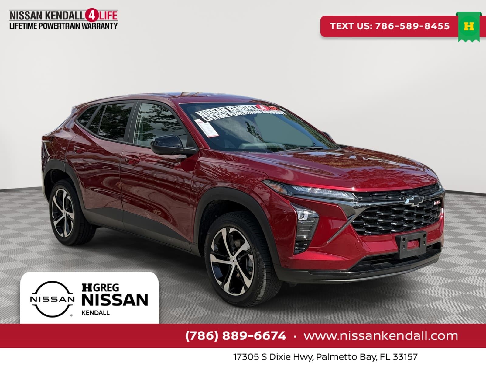 Red (Crimson Metallic) 2025 Chevrolet Trax SUV / Crossover Front-Wheel Drive 6-Speed Automatic